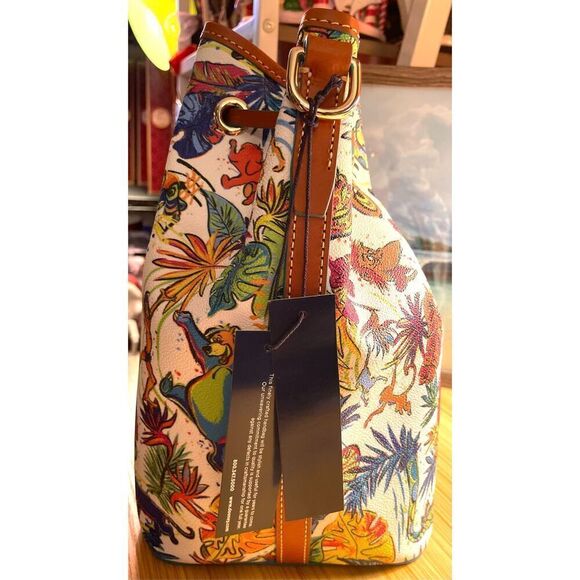 Dooney & Bourke  Jungle Book Drawstring Shoulder Bag NWT - Picture 6 of 16